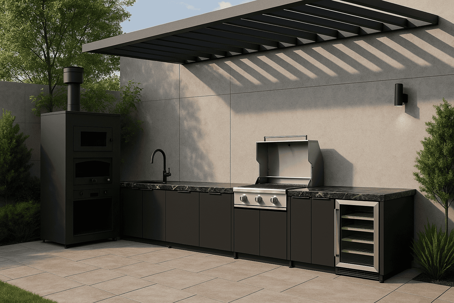 Outdoor Kitchen Garden