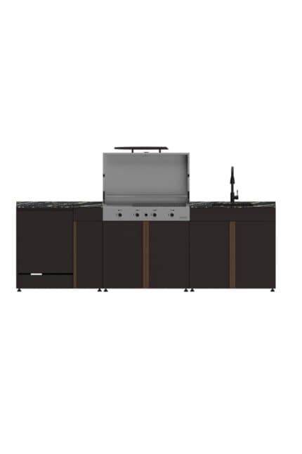 Korflame 285 cm Outdoor Kitchen – 3005 – 3 Modules
