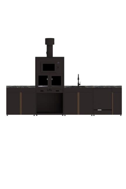 380 Cm Outdoor Kitchen Configuration - 4103 - 4 Modules