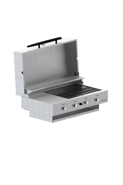 4-Burner Gas Grill for Outdoor Kitchens