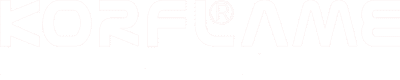 Korflame Logo White
