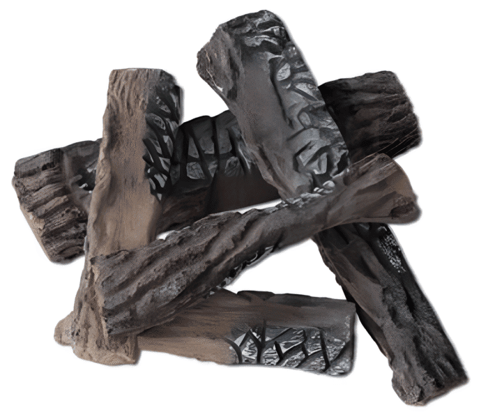 Ceramic Log Set 5 Pieces